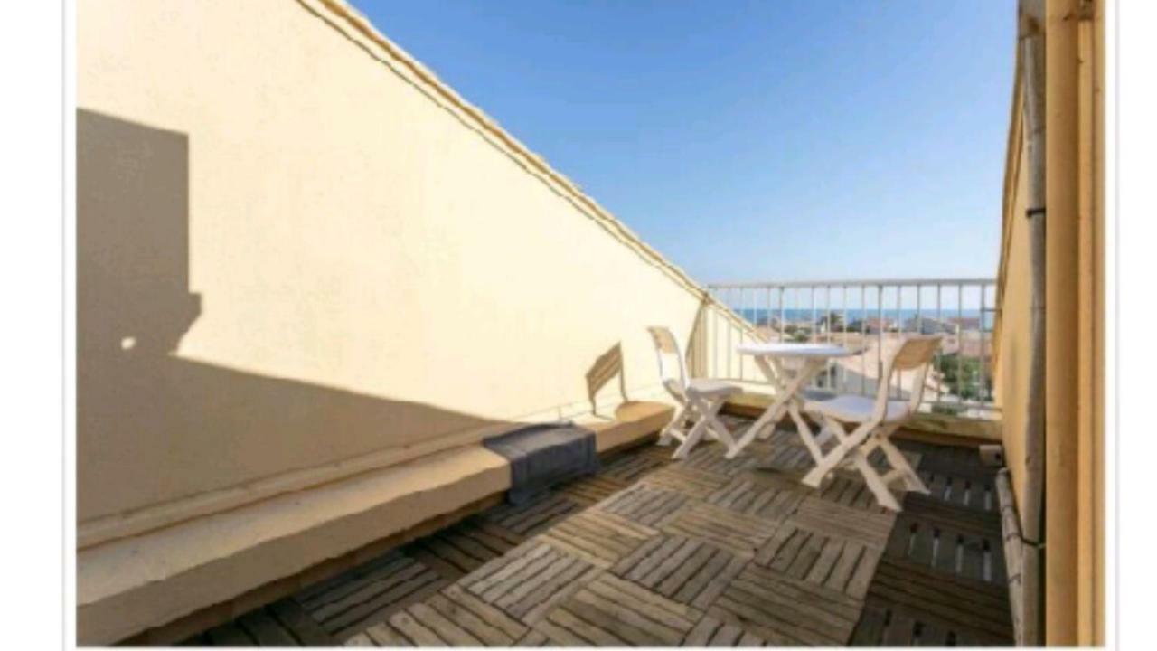 F3 Narbone-Plage Avec Solarium 250M De La Mer Vue Mer Et Clape Narbonne Plage Exterior foto